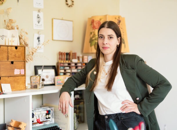 sara brunacci calligrafa subbiano